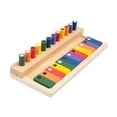 thumbnail image 2 of Entrenamiento Bloque de colores Cubo Juguete Juguete educativo de madera Rompecabezas educativo Juguetes de colores Montessori Juguetes, 2 of 9