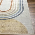 thumbnail image 3 of Livabliss Washable Rugs for Living Room, 8x10 Lillian Modern Oatmeal Area Rug, Bedroom Dining Room Home Decor Stain Resistant Carpet (7'10" x 10'), 3 of 8