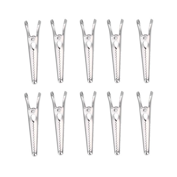 Scelleuse de Sacs à Gripstick, 10 Pcs Clip de Scellage en Acier Inoxydable pour Collation Pain Clip de Scellage en Métal avec Surface Lisse pour Sacs Alimentaires, Classement de Papier de Bureau