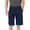 Navy, variant on Men's Outdoor Utility Multi-Pocket Cargo Shorts, Loose Straight Fit, Versatile Casual Shorts Dark Gray XL