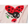 thumbnail image 4 of Baby Girls Pyjamas Ladybug Long Sleeve Sleepwear Toddler Winter 2 Piece Clothes Pink Nightwear Kids Cotton Pjs Sets 8T, 4 of 7