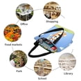 thumbnail image 6 of Kowoue Bluey Pattern Tote Bag Aesthetic Shoulder Bag, Grocery Tote with Shoulder Straps, Large Collapsible Tote with Protective Foam Lining, 6 of 6