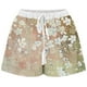 thumbnail image 5 of Mujeres Pantalones Cortos con Bolsillos Impresos Detalle Vendaje, Casual Y Suelto Ajuste Pantalones Cortos de las Mujeres para el Verano, 5 of 5