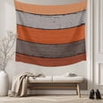 thumbnail image 5 of Orange Wooden Large Tapestry for Bedroom Wall Hanging Tapestry,Grey Stripe Gradient Country Rustic Grain Ceiling Backdrop Tapestries Poster Blanket Wall Decor for Teens Room Living Room 86" x 104", 5 of 8