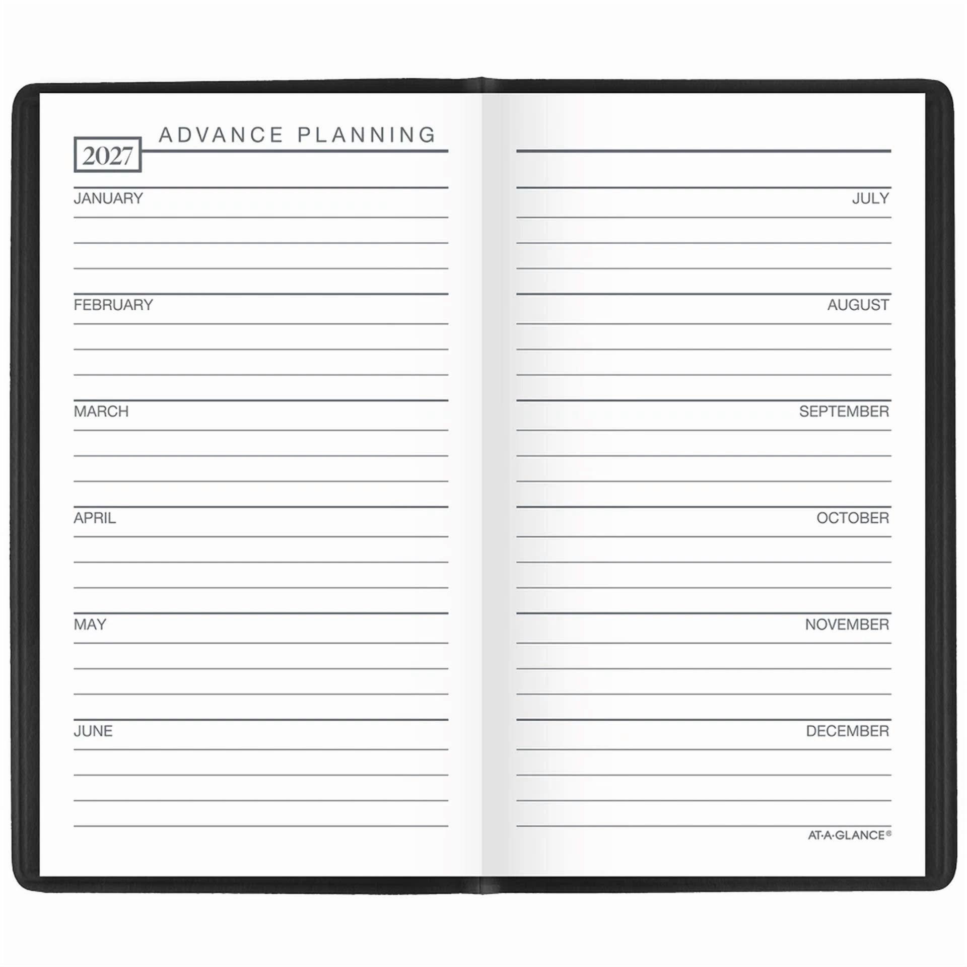 2026 At-A-Glance 70-402 Weekly Planner, 3-1/4 X 5-3/4", Faux Crocodile Cover