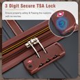thumbnail image 3 of 20 IN Luggage 1 Piece，Travel Suitcase Luggagewith TSA lock , Light weight Suitcase Spinner Wheels，Black, 3 of 7