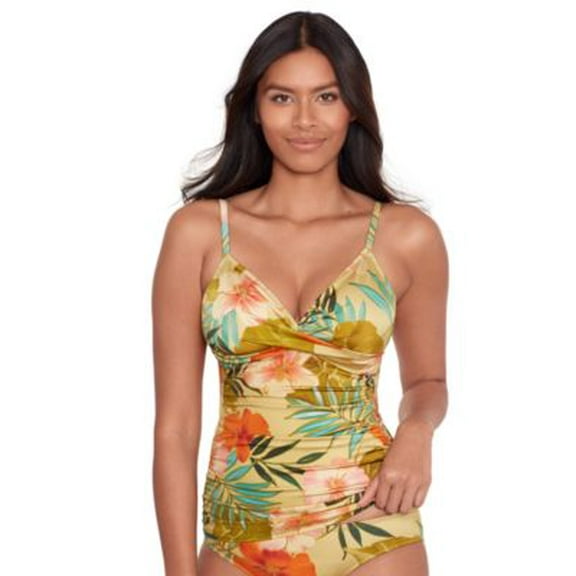 Lauren Ralph Lauren Womens Printed Surplice Tanki Island Tropical 8