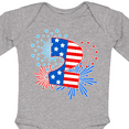 thumbnail image 4 of Inktastic Second Birthday- Fourth of July fireworks Boys or Girls Long Sleeve Baby Bodysuit, 4 of 5