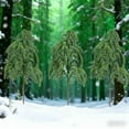thumbnail image 5 of 3 Pcs Artificial Pine Branches Green Plants Pine Needles DIY Accessories for Garland Wreath Christmas and Home Garden Decor (24 inches, Green-a), 5 of 15