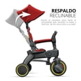 thumbnail image 3 of Triciclo Tipo Carreola Baby Gaon Plegable Evolutivo Portatil Reclinable 4 En 1 Rojo, 3 of 6