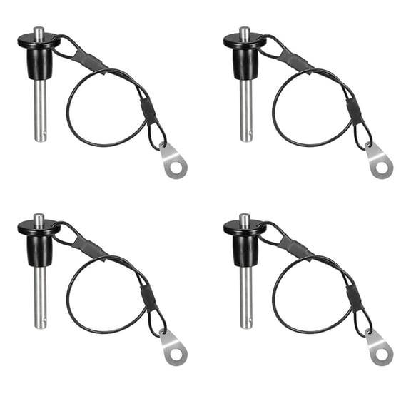 Quick Release 6mm Diameter Ball Locking Pin with Push Button Cable