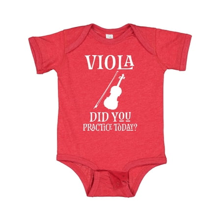 

Inktastic Funny Viola Music Practice Gift Gift Baby Boy or Baby Girl Bodysuit