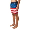 thumbnail image 2 of O'Neill Mens 17 inch Yes Toucan Volley boardshorts Red white blue XXL, 2 of 5