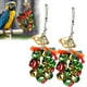 thumbnail image 1 of Guirnalda 2 Uds Mascota Pájaro Loro Campana Anillo Guirnalda Juguete Navidad Jaula Decorar Suministro, 1 of 7
