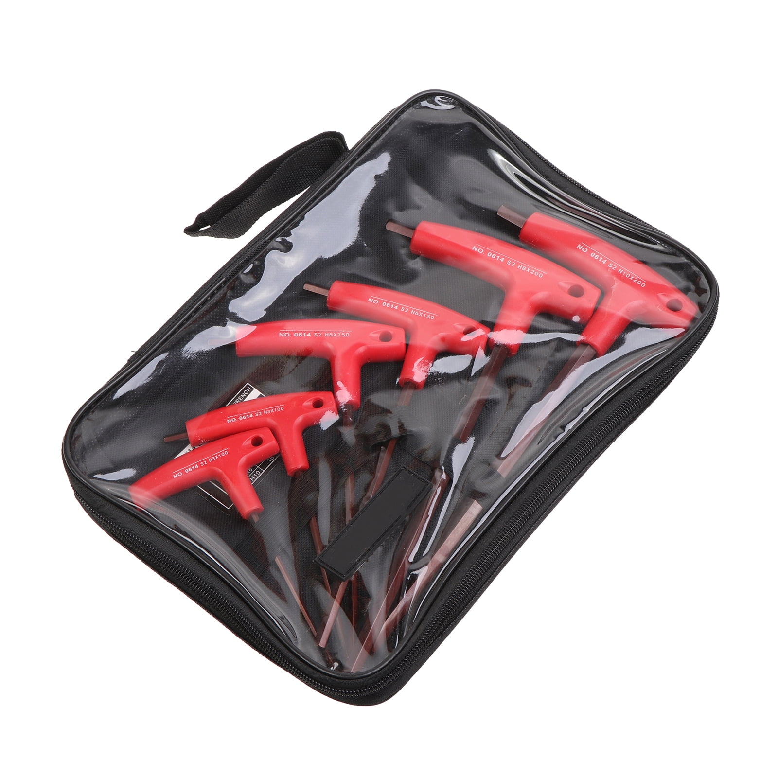 6x Metric T-Handle Allen Wrench Set Practical Long Arm Ball End Hex for Key Wrench Set Repair Tool for Rapid Maintenance