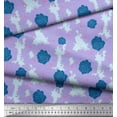 thumbnail image 2 of Soimoi Cotton Cambric Fabric Dot & Rose Floral Decor Fabric Printed Yard 42 Inch Wide, 2 of 3
