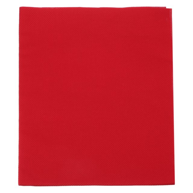 Uxcell 14 Count Cross Stitch Cloth 19"x28", Embroidery Cotton Fabric DIY Cross Stitch for Handmade Needlework Art Crafts Machine Embroidery, Red 1Pc