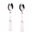 thumbnail image 3 of Alician 304 Stainless Steel Outdoor Portable Folding Spoon Fork Camping Picnic Tool Tableware, 3 of 8