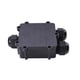 thumbnail image 4 of 3 vías 24A 450V negro al aire libre impermeable IP68 conector de cable caja de conexiones caja de caja eléctrica para cable de 4-8 mm de diámetro seitruly JJ12855-00B, 4 of 6