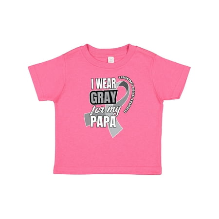 

Inktastic I Wear Gray for My Papa Parkinsons Disease Awareness Gift Baby Boy or Baby Girl T-Shirt