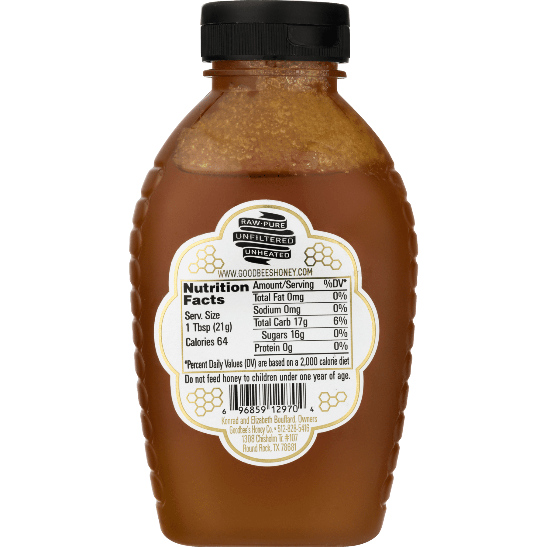 Round Rock Goodbee S Honey 16 Oz Walmart Com Walmart Com