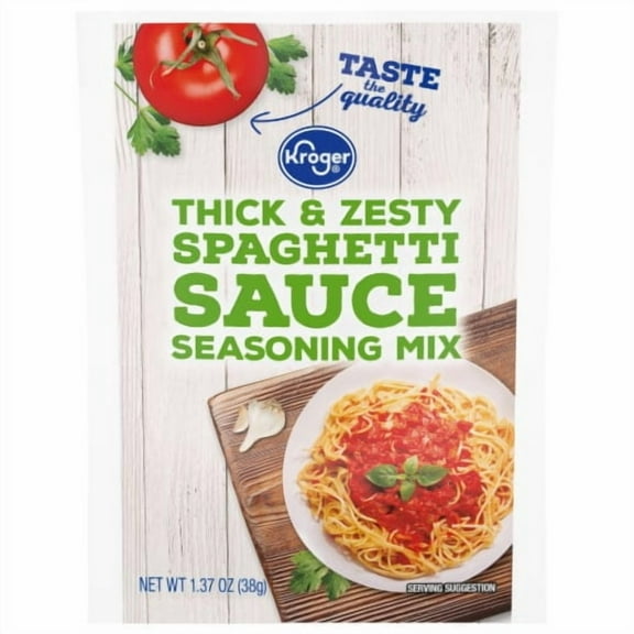 Pack of 2 - KR Thick & Zesty Spaghetti Sauce Seasoning Mix 1.37 oz