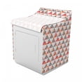 thumbnail image 2 of Tribal Washer Cover, Vibrant Triangle Watercolor Timeless Hand Drawn Doodle Pattern, Easy to Use Bathroom Accent Fabric, 29" x 28" x 40", Orange Jade Green Pink, by Ambesonne, 2 of 3