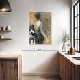 thumbnail image 3 of Elephant Stock Opening Night I Wall Art - Vertical Canvas Wall Art - Living Room Wall Decor - People Canvas - Brown And Black Decor By Albena Hristova - 24" x 36", 3 of 8