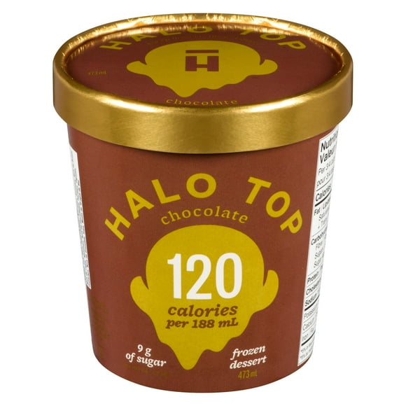 Halo Top Chocolate Frozen Dessert, 437 mL