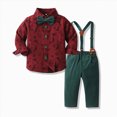 thumbnail image 2 of 9-10 Years Toddler Boys Kids Suit Set 2Pcs Formal Dress Clothes Long Sleeve T Shirt Tops Vest Coat Pants Child 9 12 18 24 Months 2T 3T 4T 5T 6T 7T 8T Kids Boys Winter Outfits,Light Green, 2 of 4