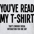 thumbnail image 3 of CafePress - You've Read My T Shirt Funny Light T Shirt - Light T-Shirt - CP, 3 of 4