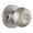 Satin Nickel, variant on Miseno Mlk5050 Druid Ridged Ball Non-Turning One-Sided Door Knob - Black