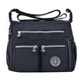 thumbnail image 2 of Stylago Crossbody Messenger Bags for Women Multiple Zipper Pockets Purse Shoulder Bag Ladies Casual Satchel Handbags Black, 2 of 6