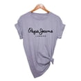 thumbnail image 4 of New style pure cotton couple fashion printed T-shirt loose short-sleeved women's clothing, 4 of 4