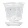 thumbnail image 5 of Bolincty Plant Pots Orchid Pots with Holes Orchid Pot Plastic Pot Clear Flower Pots for Outdoor and Indoor, 5 of 7