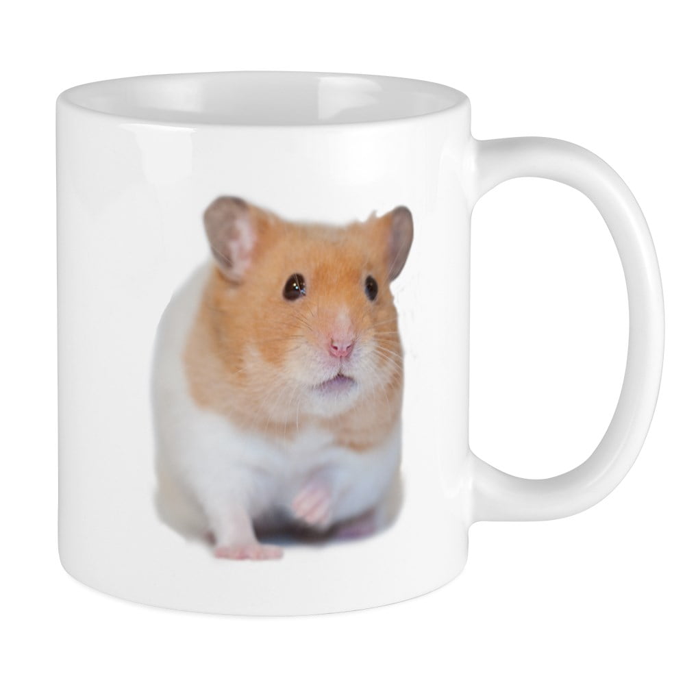 Hamster Painting on a white mug