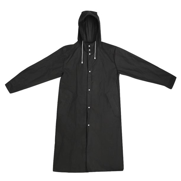 Impermeable EVA Adultos Espesar Chubasquero con capucha Unisex Ropa impermeable para exteriores (XXL JShteea Libre de BPA