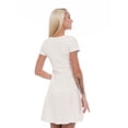 thumbnail image 2 of Women’s A Line Abstract Summer Dress, Retro Triangle Arrangement, Cross Wrap V Neck, 6 Sizes, by Ambesonne, 2 of 2