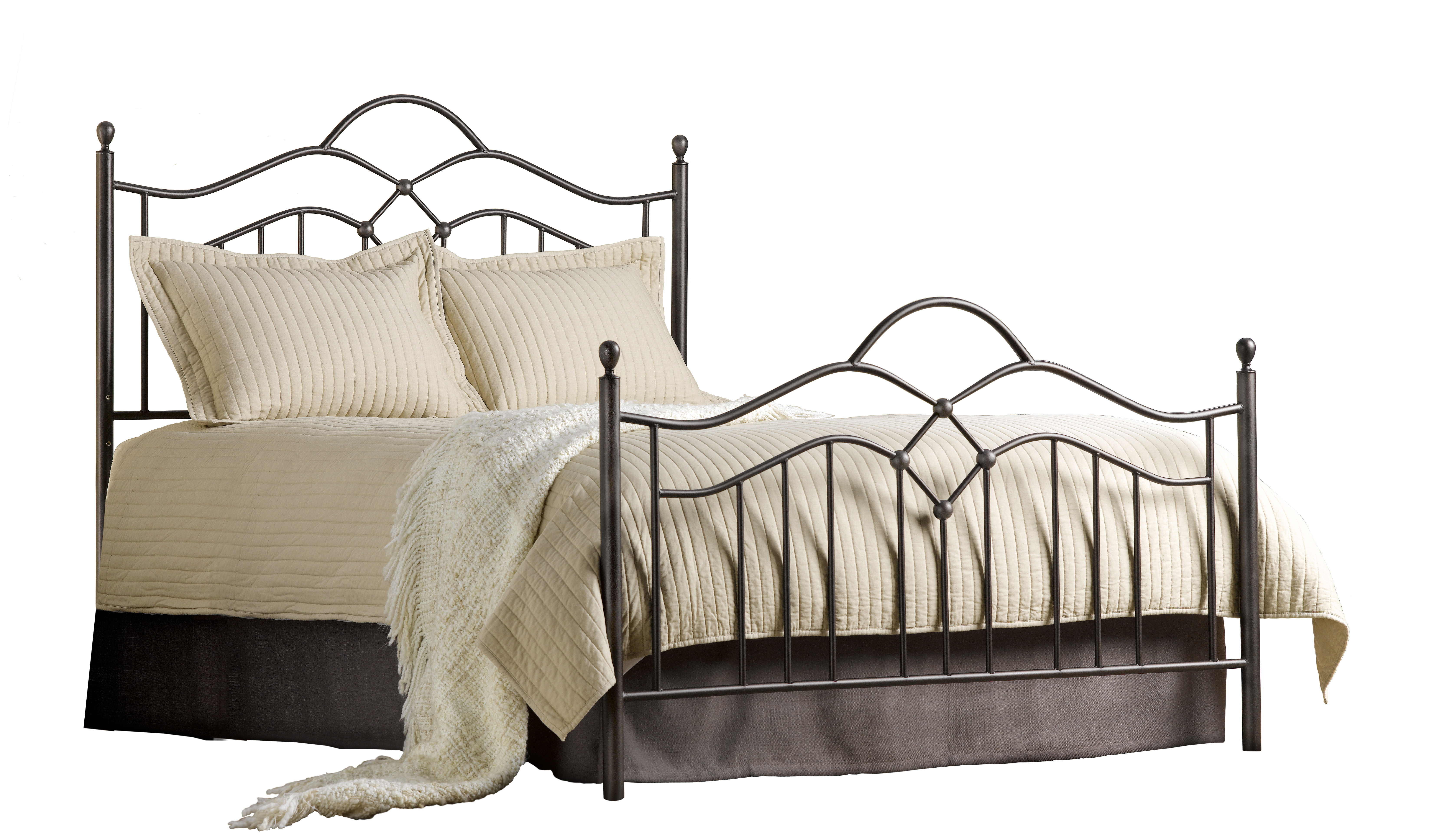 Hillsdale Furniture Oklahoma Full Metal Bed, Bronze