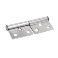 thumbnail image 4 of Uxcell 2.5-inch Length Stainless Steel Lift off Detachable Flag Hinge Silver Tone 1Pc, 4 of 4