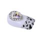 thumbnail image 4 of 10 piezas de adornos ovalados con brillantes de diamantes de imitación en 3D Plata 31, 4 of 7