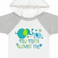 thumbnail image 4 of Inktastic My Mimi Loves Me Cute Elephants Boys or Girls Baby Bodysuit, 4 of 5