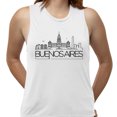 thumbnail image 2 of Skyline Buenos Aires Argentina Women's Muscle Tank Large White, 2 of 5