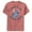 Red Heather, variant on Boy's Lilo & Stitch I Don't Do Mornings Stitch Distressed Performance Graphic Tee Royal Blue Heather Medium