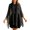 Black, variant on Beach Cover Ups for Women Elegant Floral Lace Fringe Open Front Shawl Sheer Mesh See Through Cardigan for Summer Vacation Red