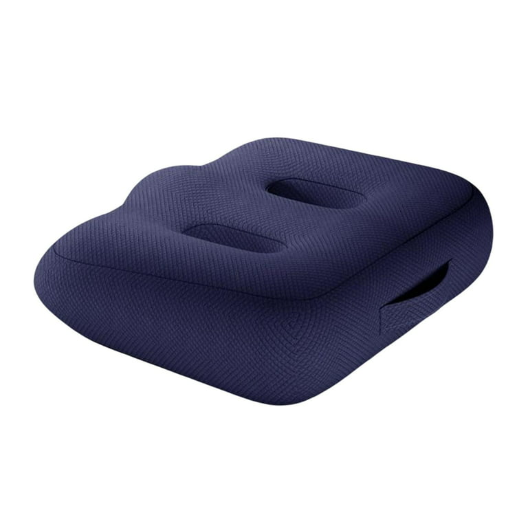 Car Booster Seat Cushion Angle Lift Seat Pad Driving Thickened Portable  Blue Style B 