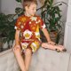 thumbnail image 4 of Balery Happy Thanksgiving Three Gnomes Conjunto de Pijama Infantil de Manga Corta con Estampado – Ropa de Dormir de Algodón Suave-3X-Large, 4 of 6