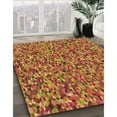 thumbnail image 2 of Ahgly Company Indoor Round Patterned Lava Red Area Rugs, 6' Round, 2 of 6