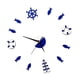 thumbnail image 5 of Reloj de pared Torre del timón pequeños Reloj silencioso DIY Azul Sunnimix Reloj de pared mudo, 5 of 8