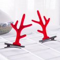 thumbnail image 1 of Diadema navideña con forma de cornamenta para niños, horquilla con forma de cornamenta, regalo creativo para niños, adornos de bricolaje de Navidad, un par, 1 of 4